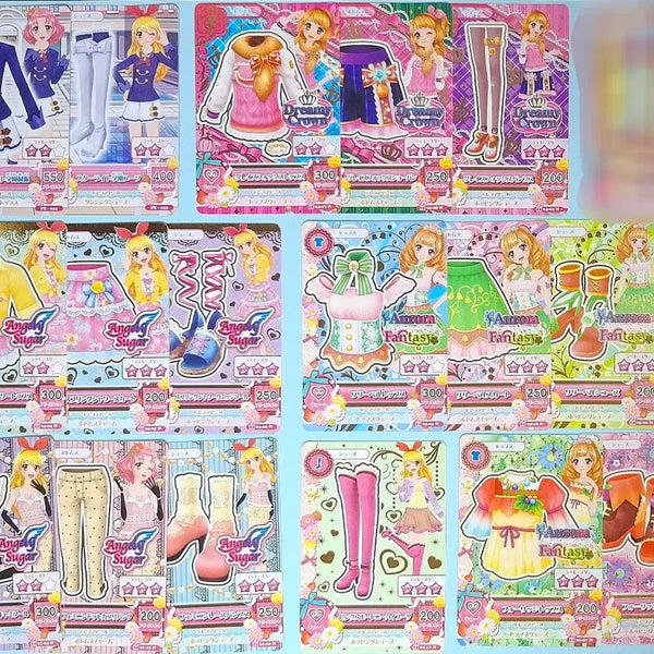 [BUNJANG] Aikatsu! Japanese Version Cards - Ringo, Ichigo, Akari (School Uniform) / 아이엠스타 아이카츠 일판 카드 판매 라임 이치고 하늘 아카리 교복