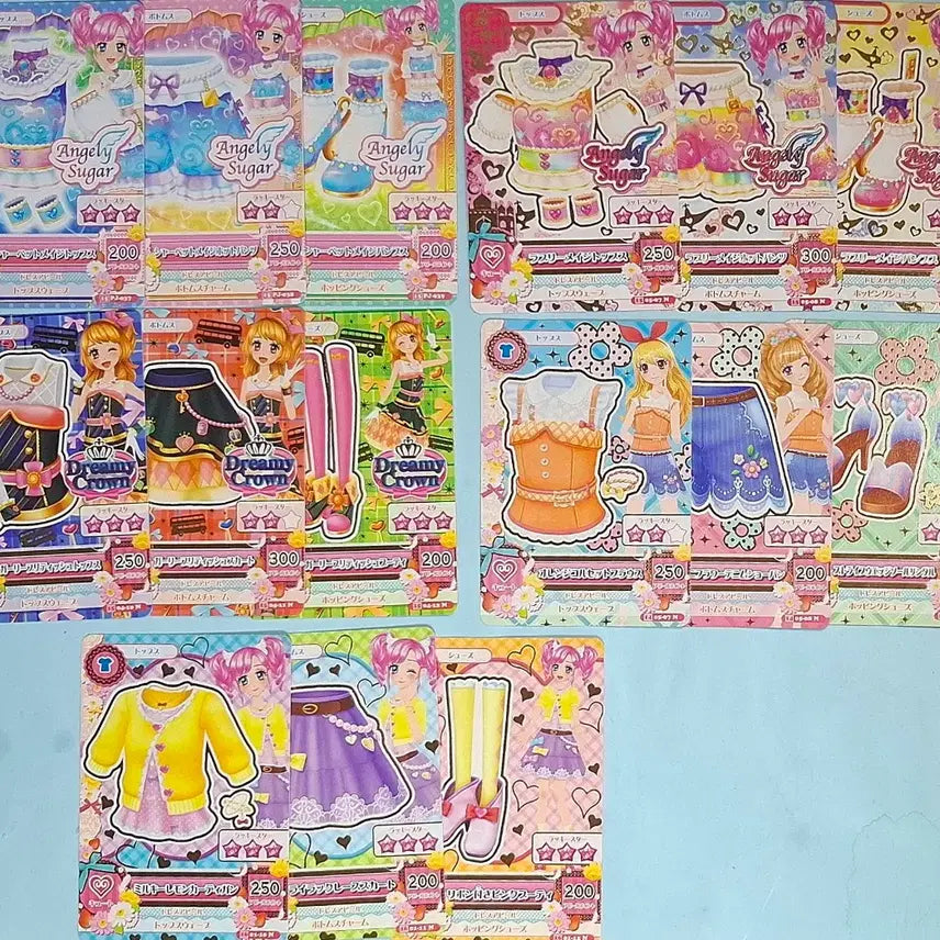 [BUNJANG] Aikatsu! Japanese Cards - Momose, Madoka, Akari / 아이엠스타 아이카츠 일판 카드 셔벳 메이지 모모 마도카 하늘 아카리