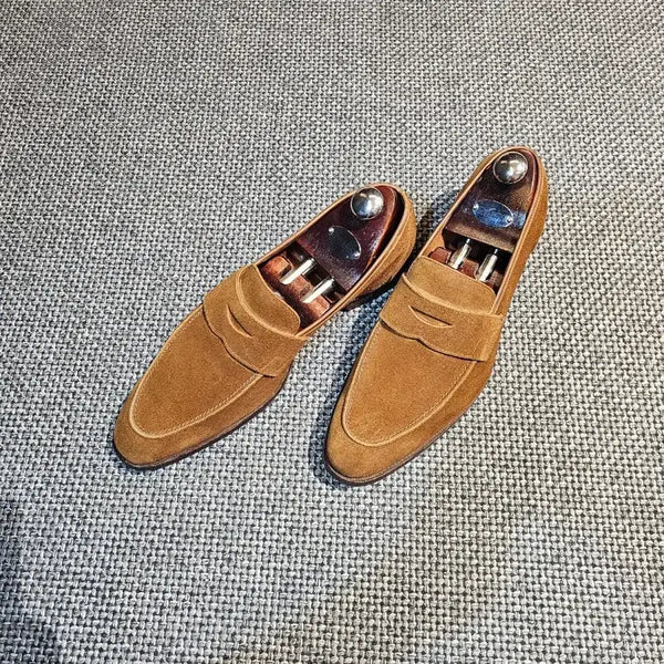 [BUNJANG] Crockett & Jones Cadogan Suede Loafers UK 8.5 Tobacco / 크로켓앤존스 핸드그레이드 카도간Uk8.5