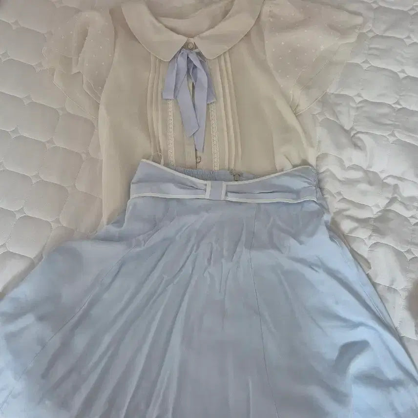 [BUNJANG] Arrow Blouse and Skirt Set / arrow 블라우스 스커트세트