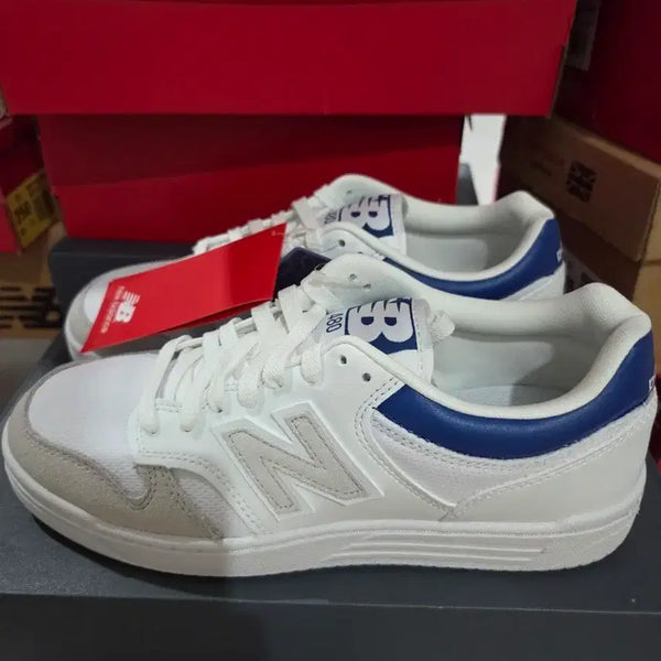 [BUNJANG] New Balance BB480LKC White/Blue Sneakers / 뉴발란스 BB480LKC 265사이즈 새상품