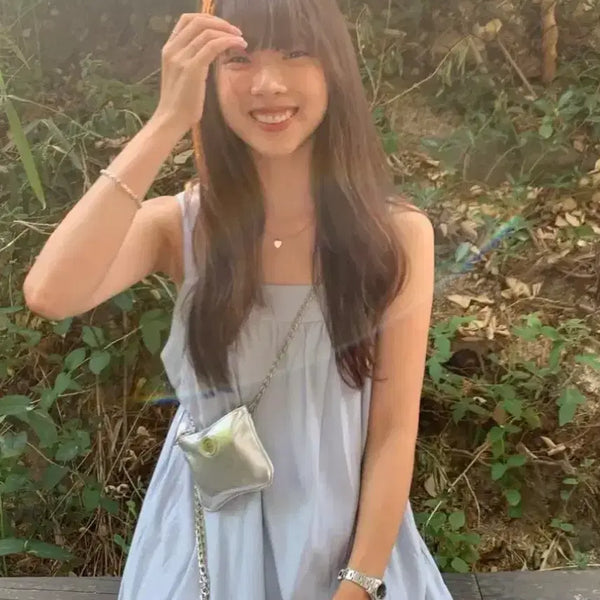 [BUNJANG] Minuitmute Chloe Micro Bag Silver / 미닛뮤트 클로 마이크로