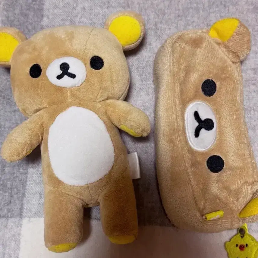 [BUNJANG] Rilakkuma Doll and Pencil Case Set / 리락쿠마 인형, 필통 세트
