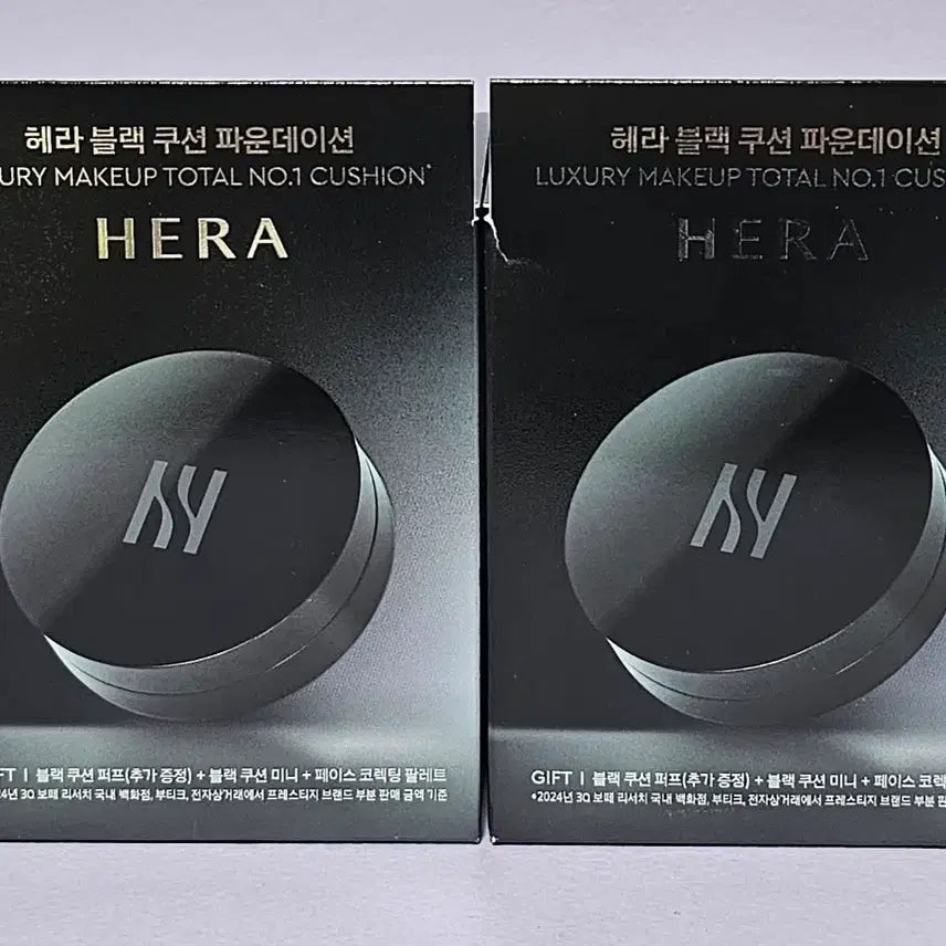 [BUNJANG] Hera Black Cushion Foundation Duo Set (Refill Included) / 헤라 블랙 쿠션 파운데이션 듀오 본품+리필 기획세트