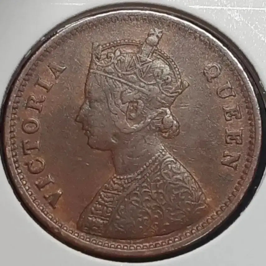[BUNJANG] 1862 British India 1/4 Anna Coin - Queen Victoria / 영국령 인도 1862년 1/4안나.외국주화 주화 화폐 동전