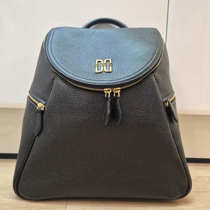 [BUNJANG] Daks Cowhide Leather Backpack Black / 닥스 소가죽 블랙 백팩 상태좋음