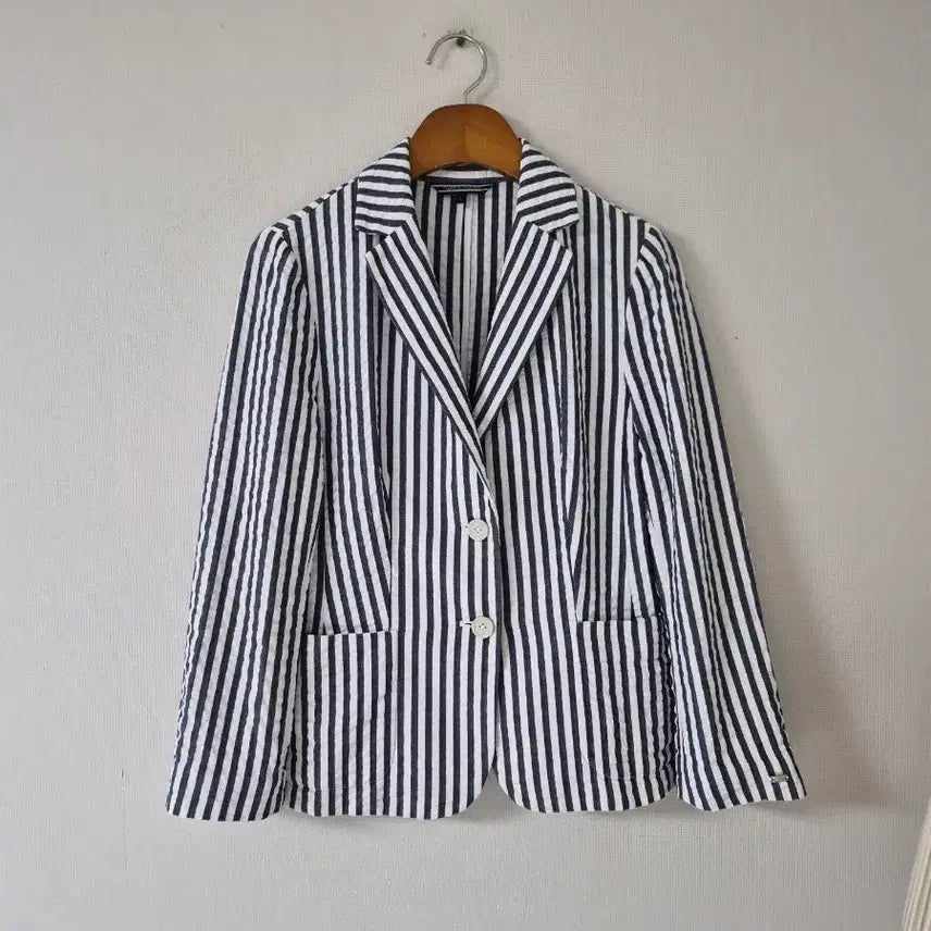 [BUNJANG] Tommy Hilfiger Vertical Stripe Jacket / [타미힐피거]세로 스트라이프 자켓