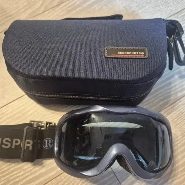 [BUNJANG] BEENSPORTS Navy Ski Goggles (Child/Women's Size) with Case / BEENSPORTS 스키 고글 네이비