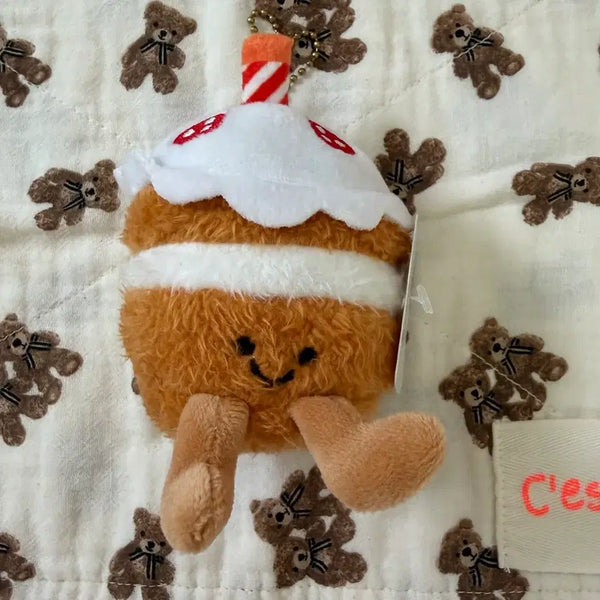 [BUNJANG] Cupcake Keychain Plush Doll / 컵케이크 키링 인형