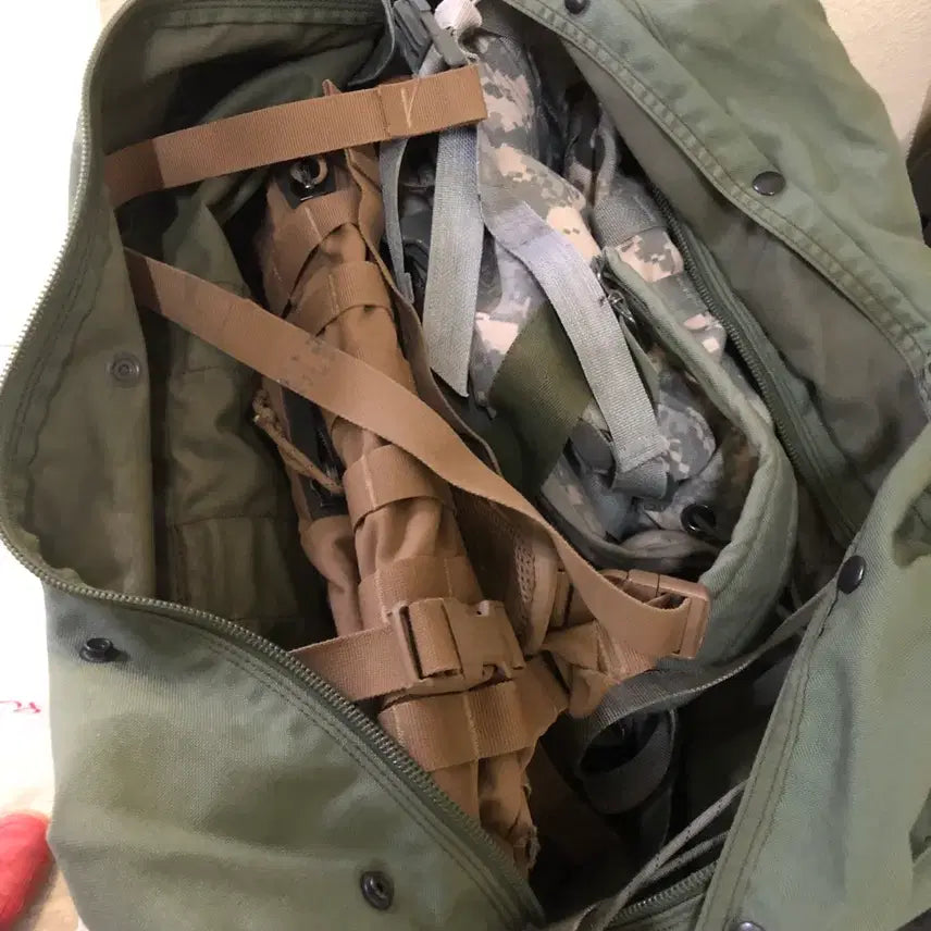 [BUNJANG] US Air Force Flyer's Kit Bag (Large Duffel Bag) / 할인 [미군오리지널] 미공군 조종사 대용량 플라이어스 킷 백 (항공 더블빽)6