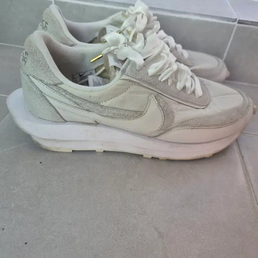 [BUNJANG] Nike x Sacai LD Waffle White Nylon / 나이키X사카이 LD 와플 화이트 나일론