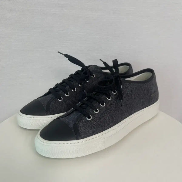 [BUNJANG] Common Projects Sneakers Size 43 Washed Black Leather Made in Italy / 커먼프로젝트 스니커즈 43 (280) 새제품 (Made in ITALY)