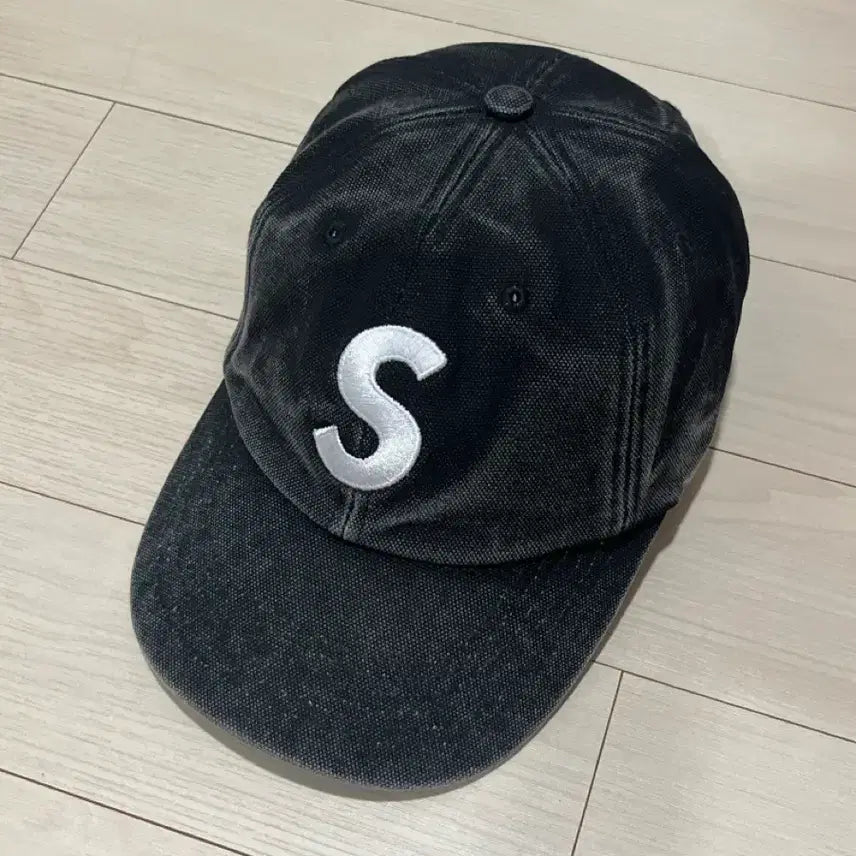 [BUNJANG] Supreme Pigment S Logo 6-Panel Cap Black / 슈프림 볼캡