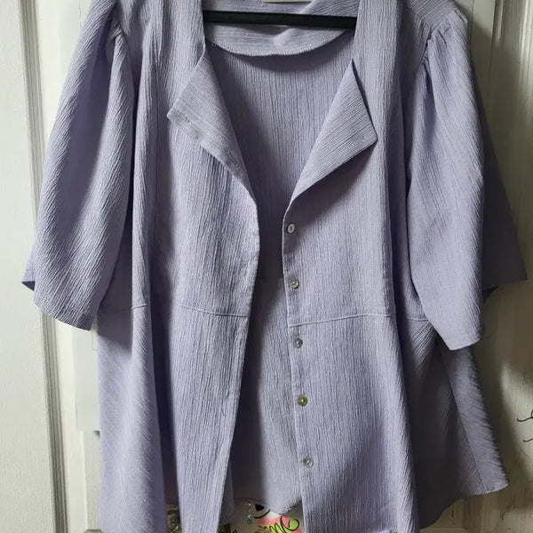 [BUNJANG] Anna & Plus Size 2 77-88 Blouse / 새것.안나앤플러스 블라우스 시이즈2 77-88사이즈