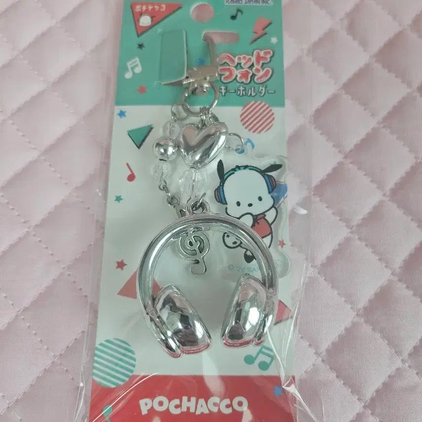 [BUNJANG] Sanrio Pochacco Headset Keychain / (일본정품/한정판) 산리오 헤드셋 포차코 키링