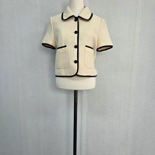 [BUNJANG] Lookast Trimming Tweed Jacket / 룩캐스트 트리밍  트위드자켓