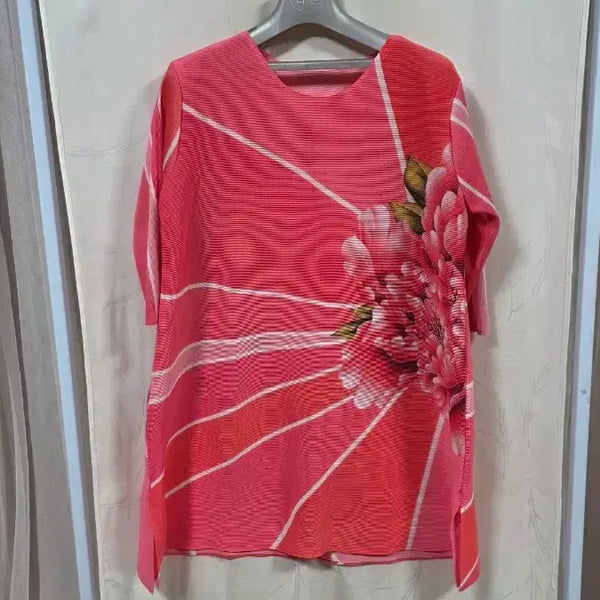 [BUNJANG] Pleated Long Blouse / 예쁜플리츠롱블라우스(free)