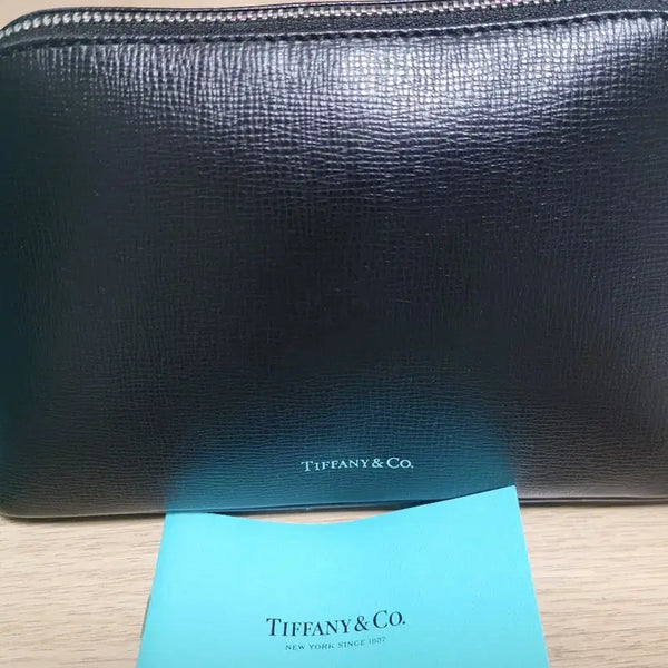 [BUNJANG] Tiffany & Co. Black Pouch Set / 티파니앤코 블랙 파우치