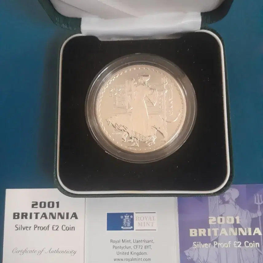 [BUNJANG] 2001 Britannia Silver Proof Coin / 2001 브리타니아 실버 프루프주화