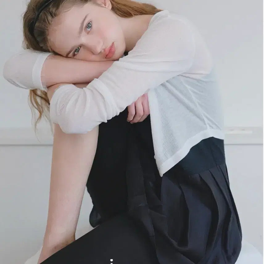 [BUNJANG] Hane Sheer Ribbed Cardigan M / 하네 시어 리브드 가디건