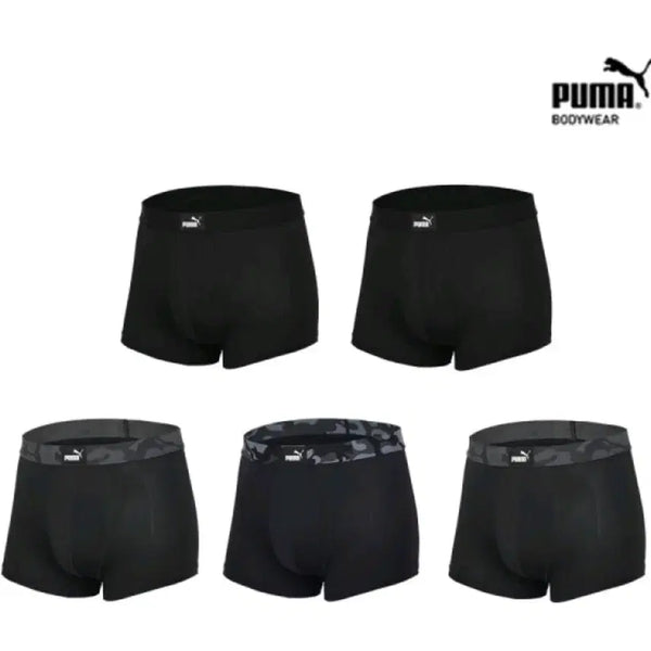 [BUNJANG] Puma Men's Performance Boxer Briefs 5-Pack (Size 2XL) / PUMA120새제품5장택부착미개봉 스판드로즈5매입 2XL