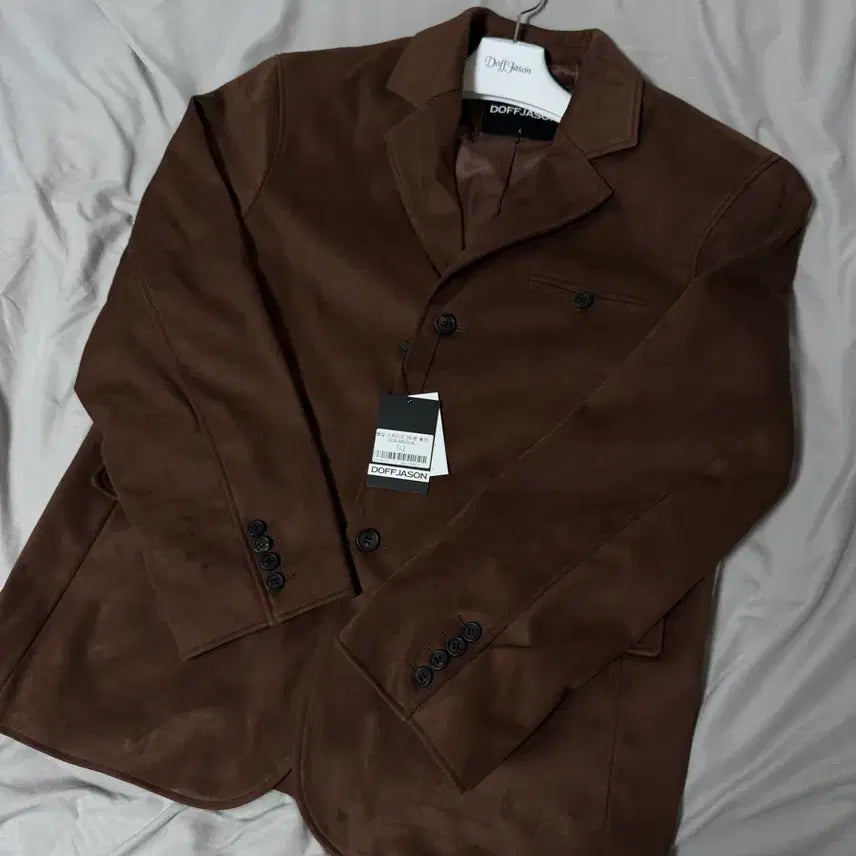 [BUNJANG] Dope Jasons Pull Up Suede 3-Button Blazer Mocha L Size / 새상품)도프제이슨 풀업 스웨이드 3버튼 블레이저 MOCHA L사이즈