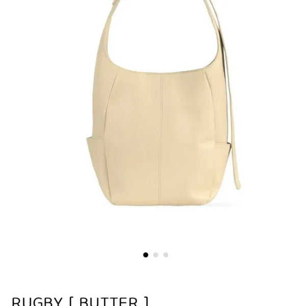 [BUNJANG] AURA RUGBYBUTTER Leather Shoulder Bag Butter / 아우로 RUGBYBUTTER 레더 숄더백 버터색상