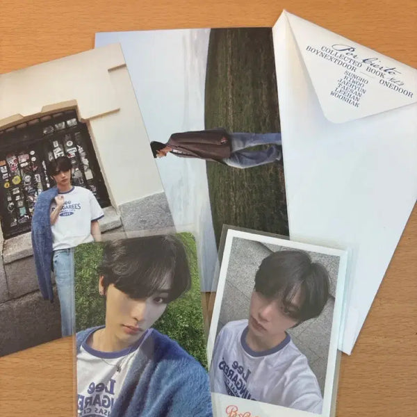 [BUNJANG] BOYNEXTDOOR Taesan Madrid Collected Book 2 Photocard & Postcard Set / 급처)보넥도 태산 콜렉티드북2 마드리드 포카+엽서