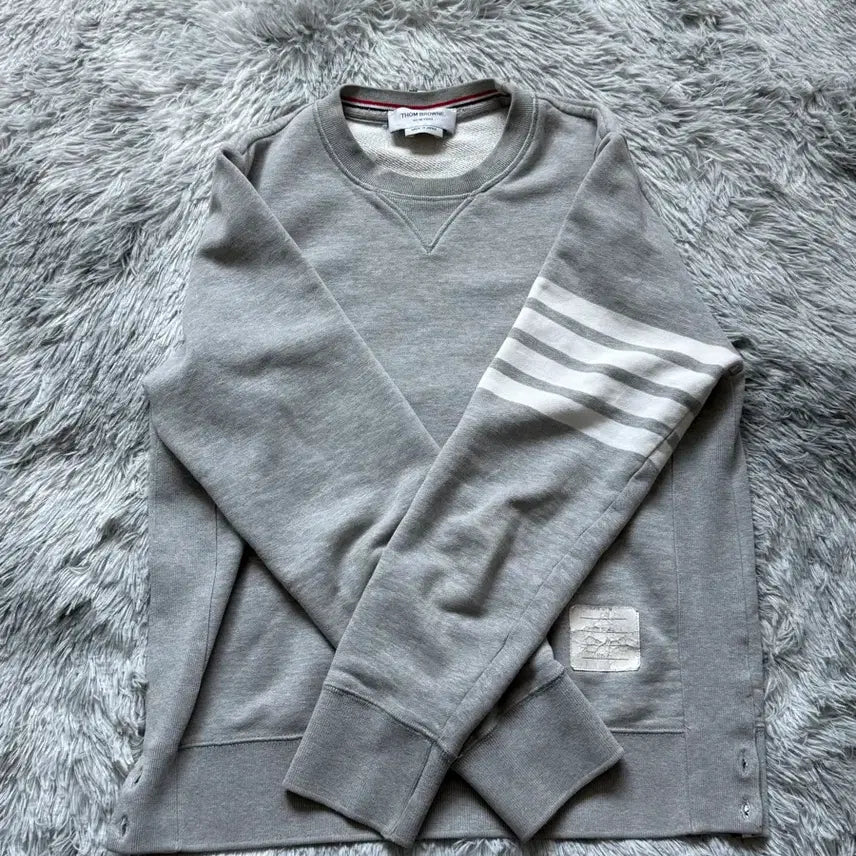 [BUNJANG] Thom Browne Grey Sweatshirt / 톰브라운 그레이 맨투맨