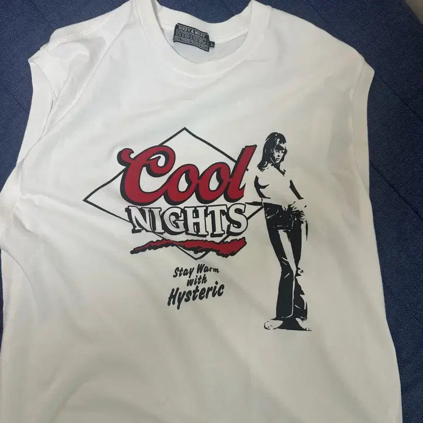 [BUNJANG] Hysteric Glamour 25FW Cool Night Tank Top (L) / 25 fw 히스테릭글래머 쿨나잇 나시 L