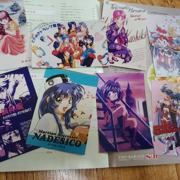 [BUNJANG] Tokimeki Memorial X-Files & More Media Mix Retro Anime Print / 도키메키 슬레이어즈 엑스 나데시코 문방구 애니사진 고전 3 4 포토사이즈