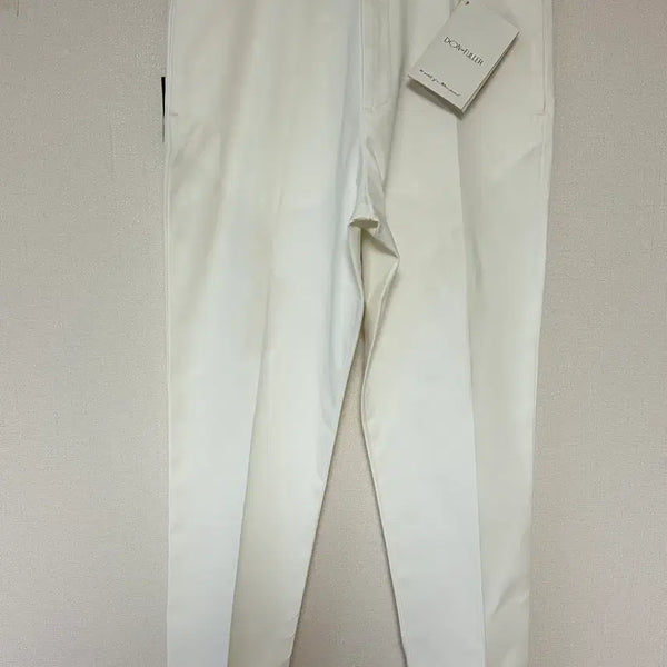 [BUNJANG] Don The Fuller Slim Fit Tapered White Cotton Blend Pants / 돈더풀러(Don The Fuller) / 팬츠 / 31 / 새상품