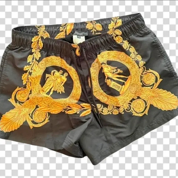 [BUNJANG] Versace Baroque Pattern Swim Shorts / (정품) 베르사체 바로크 패턴 스윔쇼츠 수영복