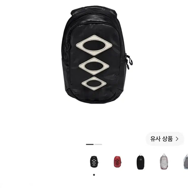 [BUNJANG] Mischief Rhombus Mini Backpack Black / 미스치프 롬버스 미니 백팩 블랙
