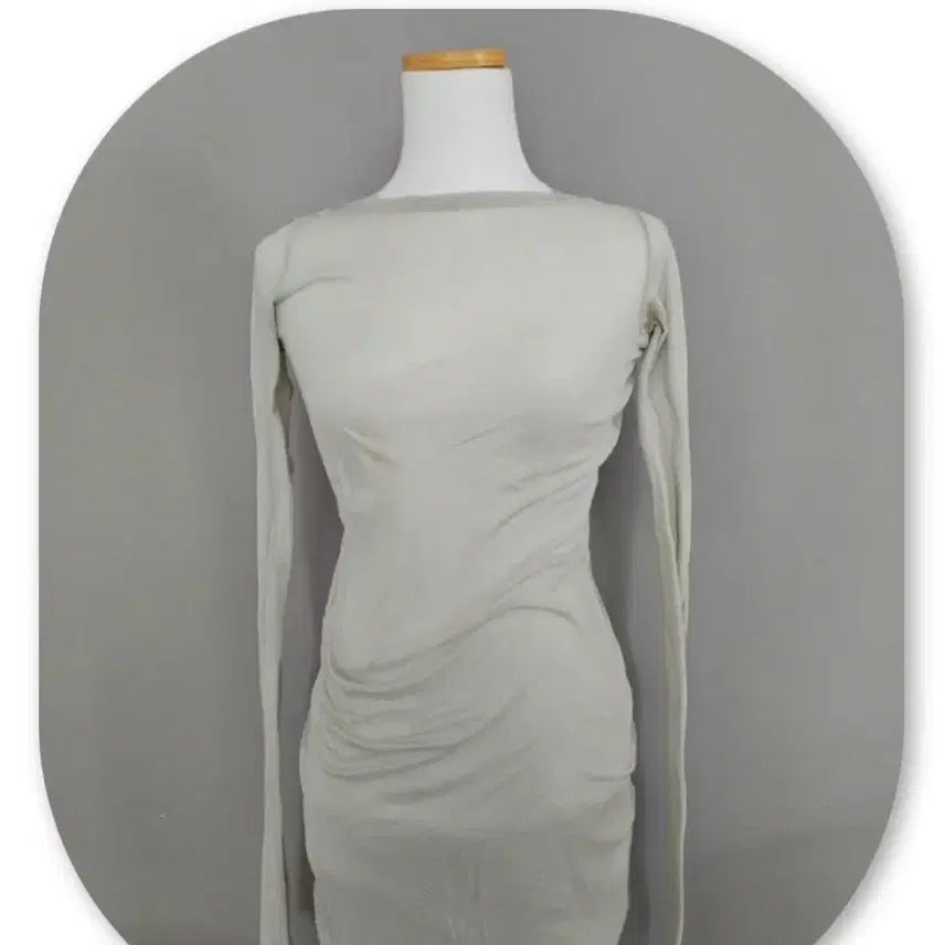 [BUNJANG] Rick Owens Women's Long Sleeve Sheer T-Shirt Size 38 / Rick Owens릭오웬스여성 롱티(38)
