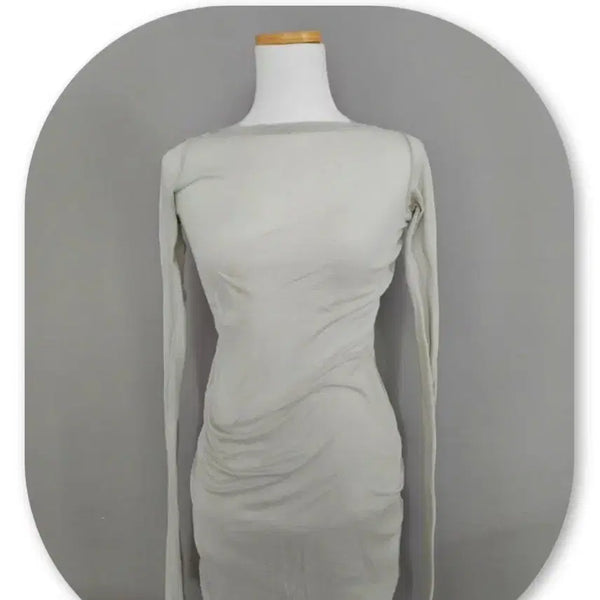 [BUNJANG] Rick Owens Women's Long Sleeve Sheer T-Shirt Size 38 / Rick Owens릭오웬스여성 롱티(38)