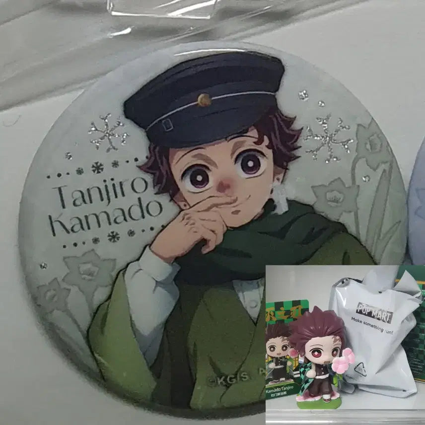 [BUNJANG] Demon Slayer: Kimetsu no Yaiba Tanjiro Kamado Earlywinter Can Badge / 귀멸의칼날AGF얼리윈터카마도탄지로캔뱃지귀칼코코미에earlywinter