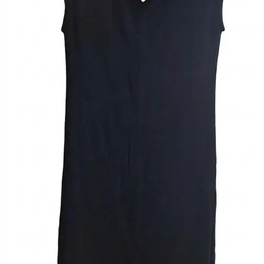 [BUNJANG] Black V-Neck Sleeveless Dress / 블랙 브이넥 민소매 원피스