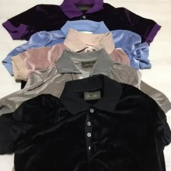 [BUNJANG] Rech Clad Velvet Collar T-Shirt - Size M / Rech Clad 벨벳 카라 티셔츠 M