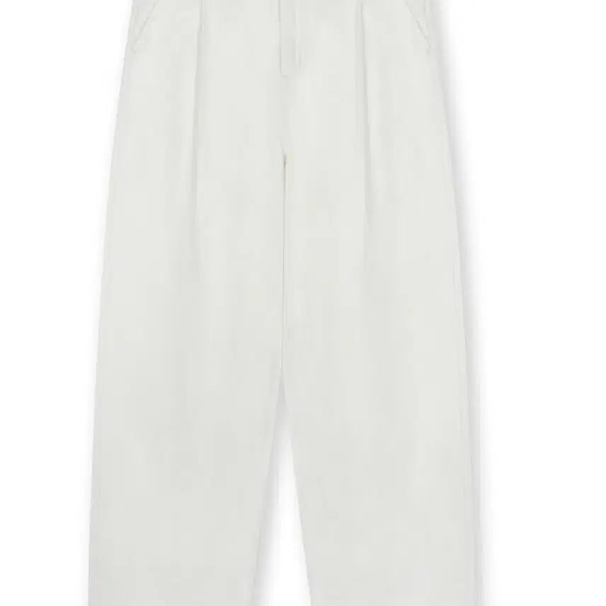 [BUNJANG] Beslow One Tuck Curved Cool Denim Pants Ivory 30 / [30] 비슬로우ONE TUCK CURVED COOL 데님