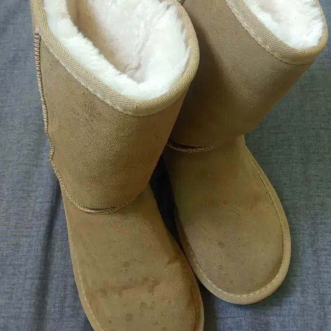 [BUNJANG] Winter Fur Boots Size 240 / 방한털장화 240