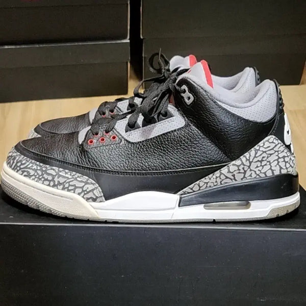 [BUNJANG] Nike Air Jordan 3 OG 'Black Cement' 2018 / 나이키 조던3 295 블랙시멘트 OG
