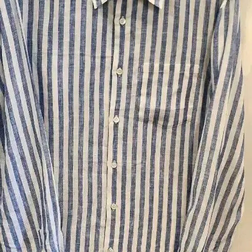 [BUNJANG] Sandro Striped Shirt Men's Shirt / 산드로 스트라이프 셔츠 남성 셔츠