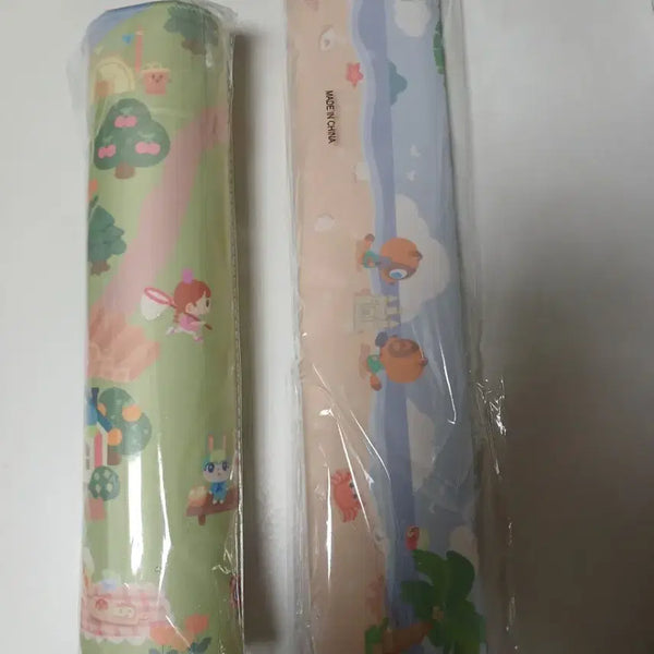 [BUNJANG] Animal Crossing Desk Mat and Wrist Rest Set / 동물의숲 장매트 손목보호받침대 세트