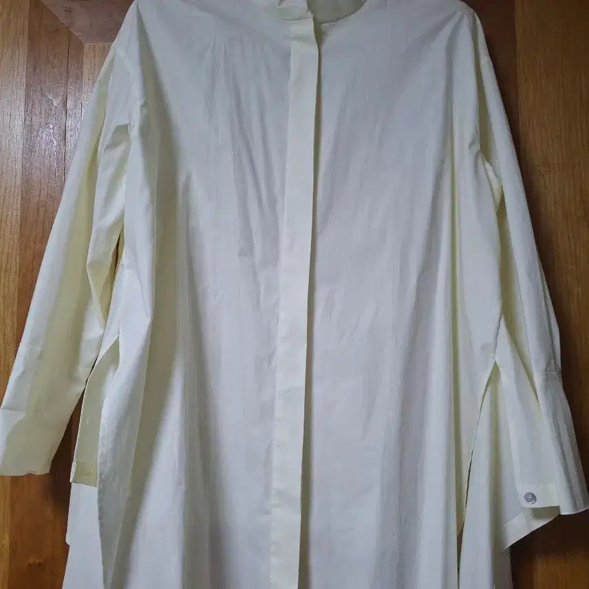 [BUNJANG] Cotton Silk Blouse - Ivory, Size 55 / 블라우스