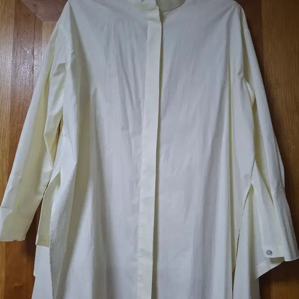 [BUNJANG] Cotton Silk Blouse - Ivory, Size 55 / 블라우스