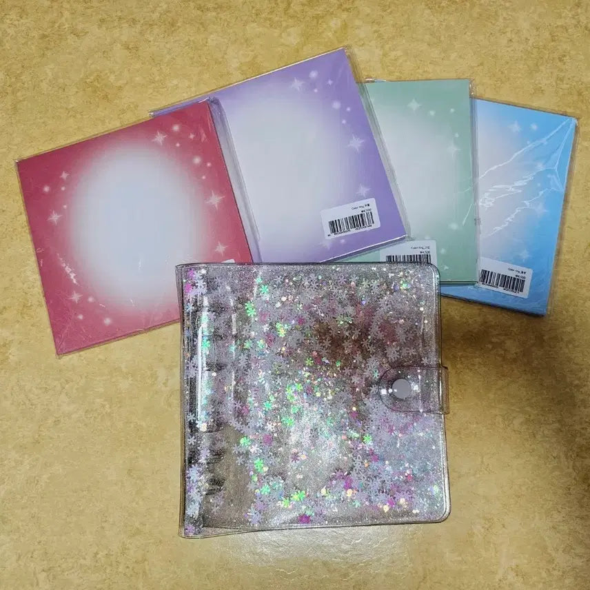 [BUNJANG] Something Beloved Square 6-Ring Diary Binder & 4 Types of Inserts Bundle Set / 일괄 ] 다꾸 / 썸띵비러브드 정사각 6공 다이어리 바인더 / 처분 급처