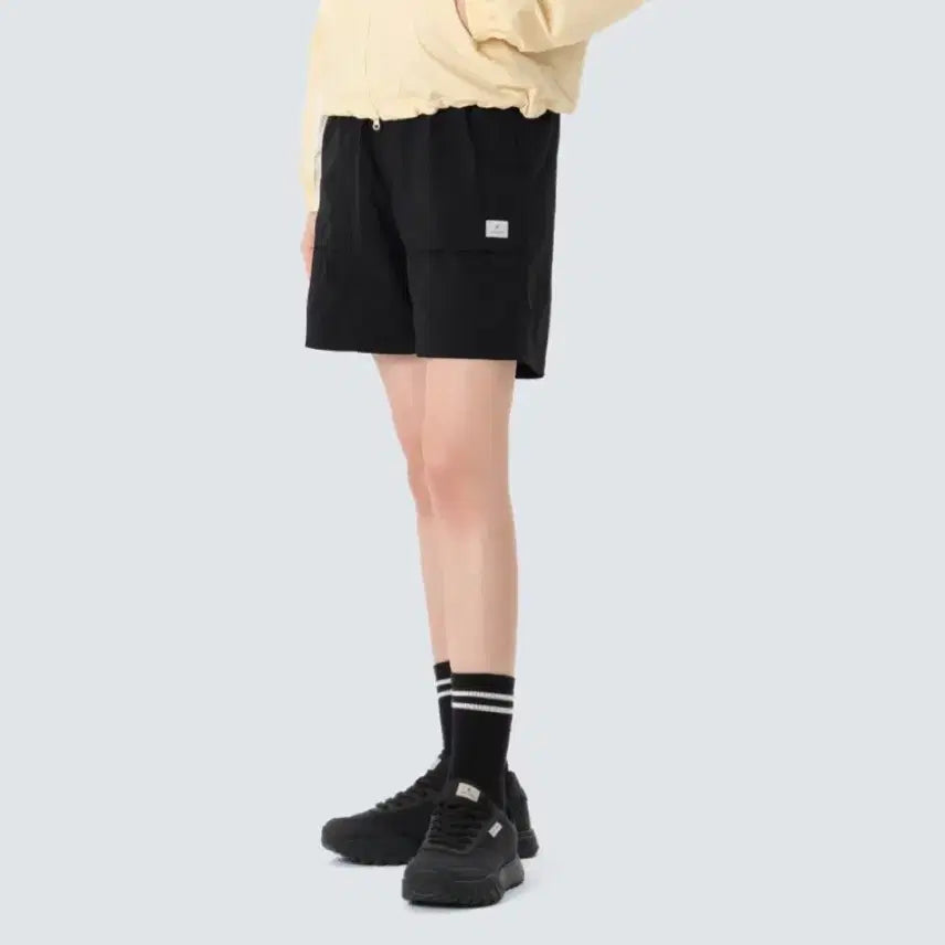[BUNJANG] Snow Peak Taslan 4-Part Shorts Black / 스노우피크 타슬란4부 반바지