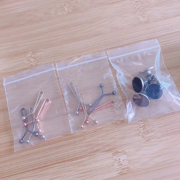 [BUNJANG] Adjustable Waist Button and Buckle Set for Skirts and Pants / 허리 사이즈 조절 단추, 고정 버클 세트 치마,바지 허리 늘리기 줄이기