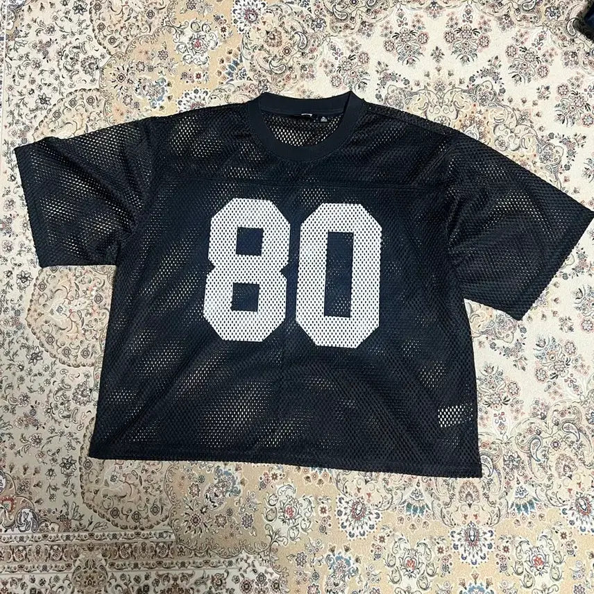 [BUNJANG] Stussy Black Mesh Jersey XL / 스투시 블랙 메쉬 져지 80